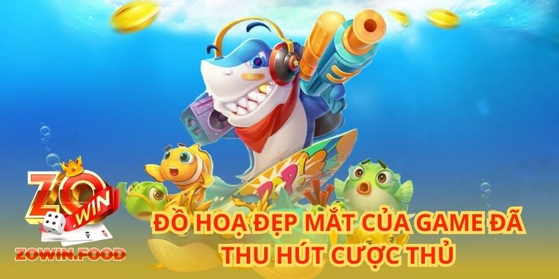 Bắn Cá Rùa Xanh - Tựa Game Đẳng Cấp Kiểu Mỹ 2 Đồ hoạ đẹp mắt của game đã thu hút cược thủ