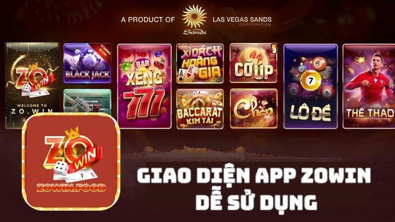 Hướng dẫn tải app ZOWIN đơn giản cho Android/iOS 2024 3 Giao diện app ZOWIN đơn giản, dễ sử dụng