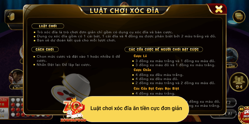 Chơi Xóc Đĩa Đổi Tiền Thật Nắm Chắc 90% Chiến Thắng 2 Luật chơi xóc đĩa ăn tiền thật cực đơn giản